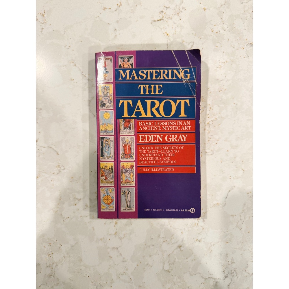 Mastering The Tarot Eden Gray Basic Lessons Mystic Art Signet Paperback 16781